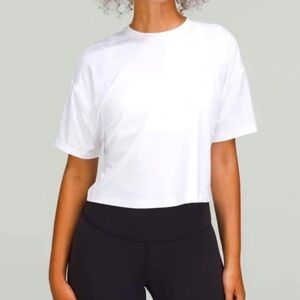 Lululemon Abrasion-Resistant Training White T-Shirt Size 10